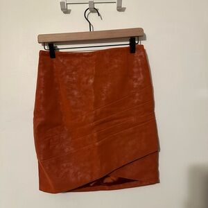 Guess Women’s Faux Leather Skirt